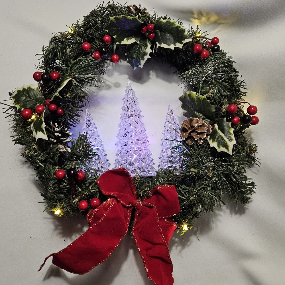 Festive Holiday Wreath